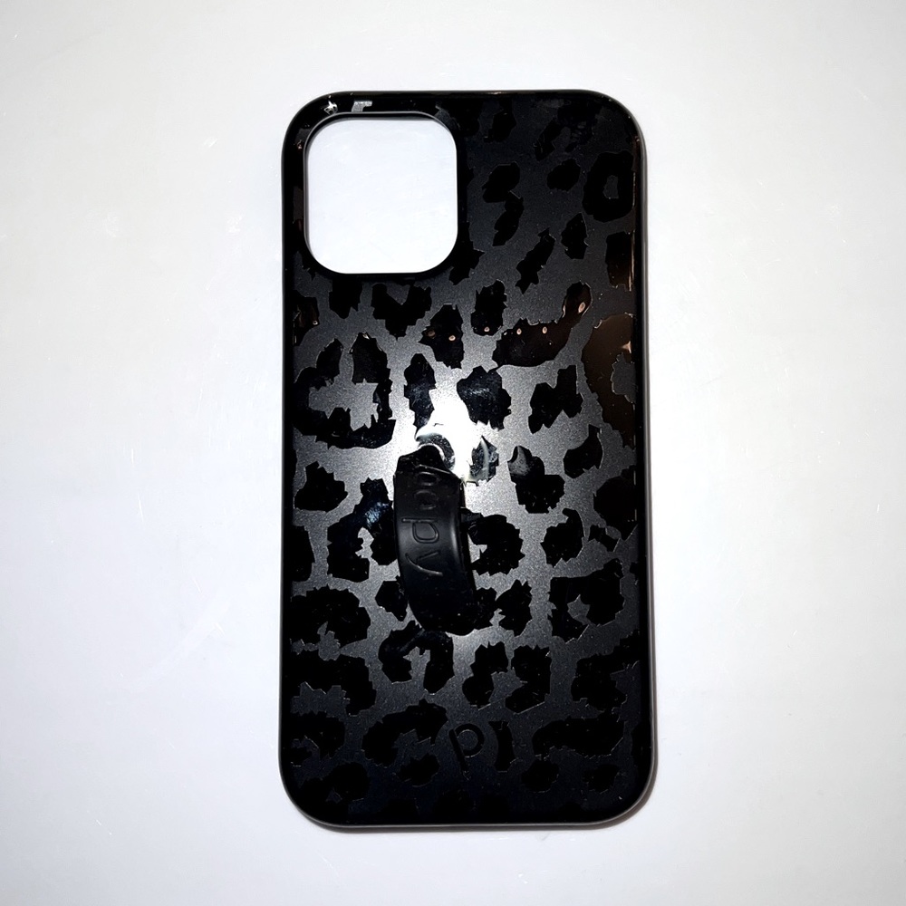 Black Leopard iPhone 12 Pro Loopy Case🖤